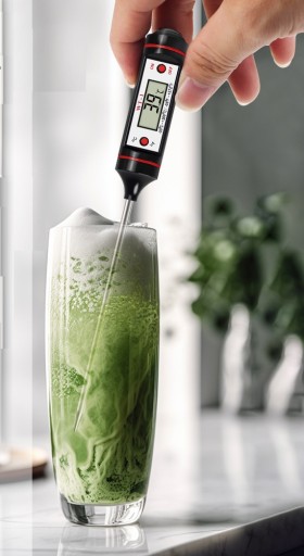KUCHYŇSKÝ DIGITÁLNY ČEPOVÝ TEPLOMER S POTRAVINOU SONDY NA GRILOVANÉ MÄSO