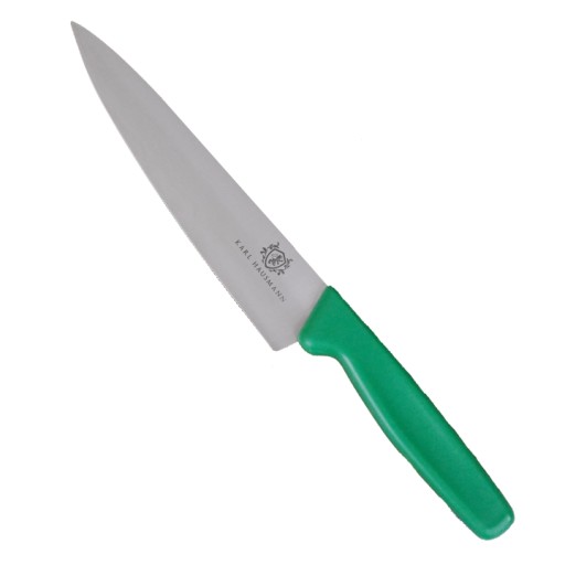 KUCHYŇSKÝ NÔŽ ZELENÝ DLHÝ 20,5 CM - IDEÁLNY NA OVOCIE A