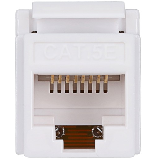 Keystone Modul RJ-45 LAN zásuvka CAT.5E biela