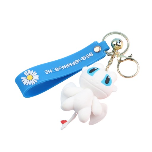 WHITE FURY KEYRING plast Fantazja24 WHITE FURY KEYRING