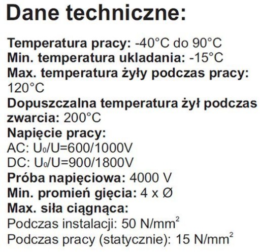 SOLÁRNY FOTOVOLTAICKÝ KÁBEL 4mm2 KBE TUV