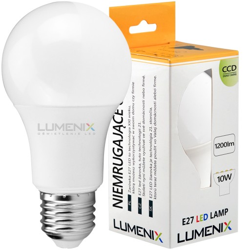 LED žiarovka E27 1200lm 10W CCD HEAT