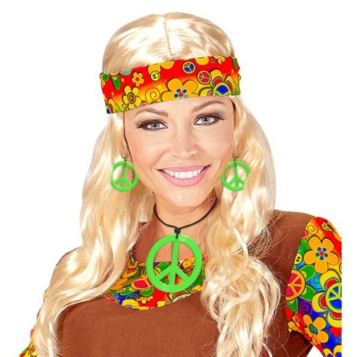 PACIFIC ŠPERK HIPPIE ZELENÝ PRÍvesok + NÁUŠNICE