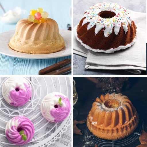 Silikónová forma na pečenie na muffiny, cupcaky, donuty, mraziace cupcaky, 6ks