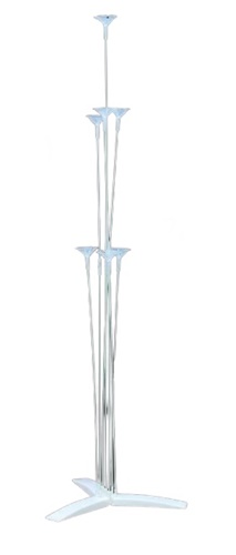 STOJAN, RÁM NA 7 BALÓNOV, DEKORÁCIA, VYSOKÝ, 70 cm