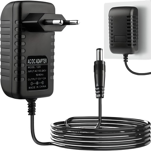 NAPÁJANIE 12V 2A DC ZÁSTRČKA 5,5 x 2,1MM ZÁSTRČKA