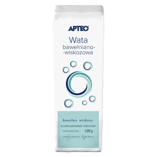 APTEO Bavlnená viskózová vata na obväzy, 100g
