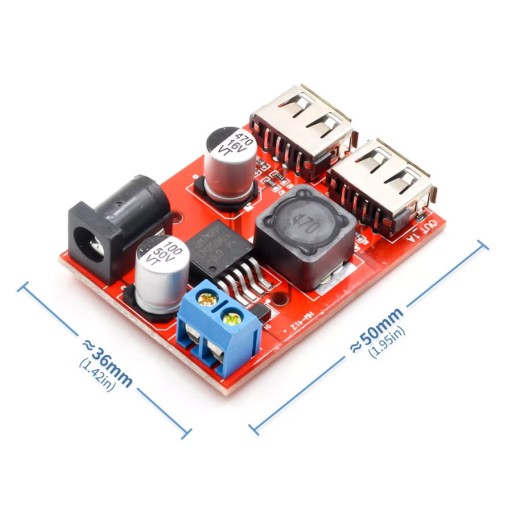 Menič napätia - 2 x USB 5V nabíjačka