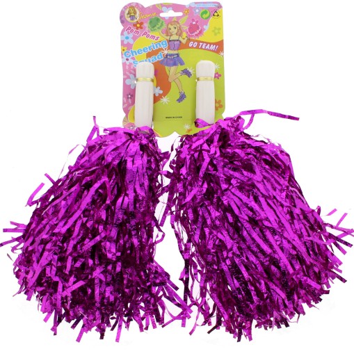 LESKLÉ POMPÓNY CHEERLEADER tanečnica 2 ks mix