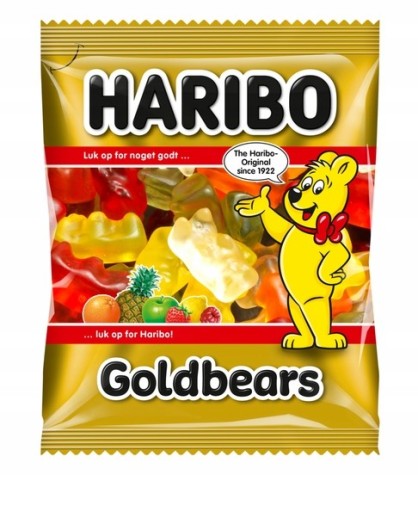 Haribo Golden Bears Mini Fruit Jelly Beans 10g x 25 ks z Nemecka