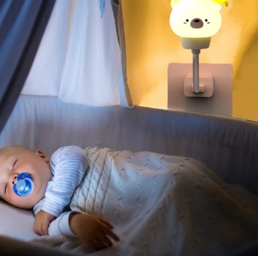 Silikónová lampa pre deti LAPTOP USB + REMOTE