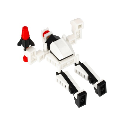 STAVEBNÉ BLOKY pre CHLAPKOV 6 rokov 40 prvkov ROBOT 3v1 alleBLOX