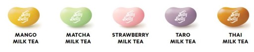 Jelly Belly Gummies Bubble Tea Mix príchutí Mango Matcha Beans Fruit 70g USA