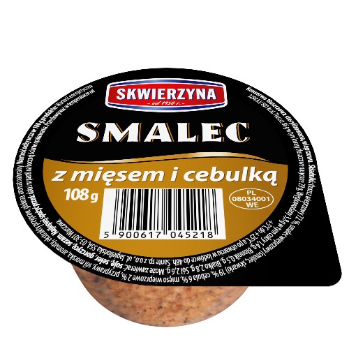 Skwierzyna bravčová masť s mäsom a cibuľou 108g