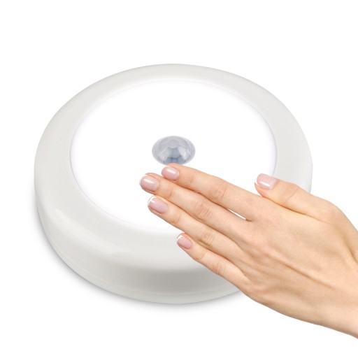 LED lampa, pohybový senzor súmraku, háčik na BATÉRIE