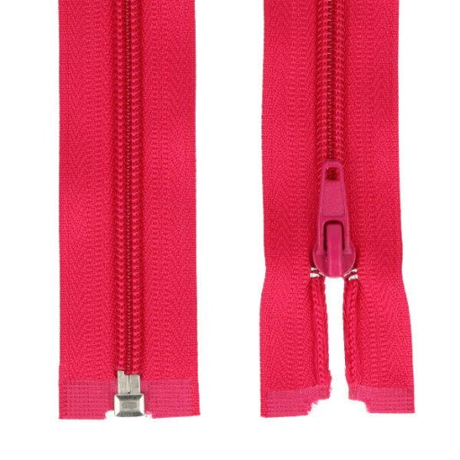ŠPIRÁLOVÝ Zips #5 - 30 CM - TMAVO RUŽOVÝ