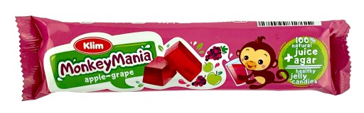 Klim Jelly s jablkovou a hroznovou šťavou Monk