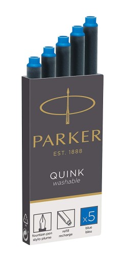 Umývateľné kazety Parker Standard Blue (5 ks.)