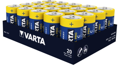 BATÉRIE LR20 VARTA INDUSTRIAL R20 D BATÉRIA VÝKONNÁ