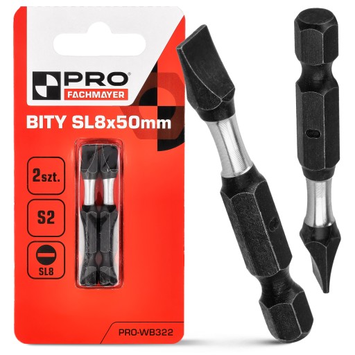 NÁRAZOVÉ HROTY NÁRAZOVÝ BIT SILNÝ SKRUTKOVACÍ BIT SL8 50 MM