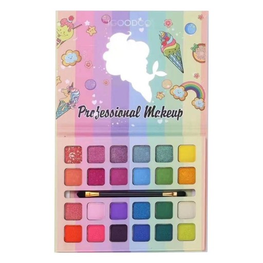 MAKEUP SET VEĽKÁ PALETA OČNÝCH TIEŇOV MAKE-UP 24 FARIEB PRE DETI
