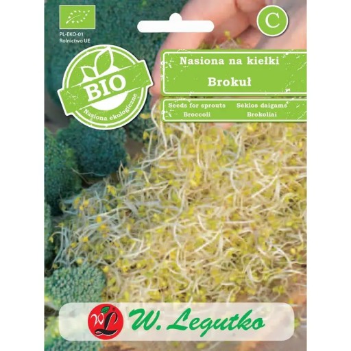 Semienka do brokolicových klíčkov 10g BIO - Semienka - W. Legutko