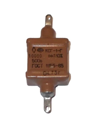 KONDENZÁTOR Silver Mica KSG-1 _ 10nF 0,01uF 500V