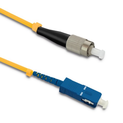 Qoltec FC/UPC - SC/UPC prepojovací kábel z optických vlákien | Singlemode | 9/125 | 5 m