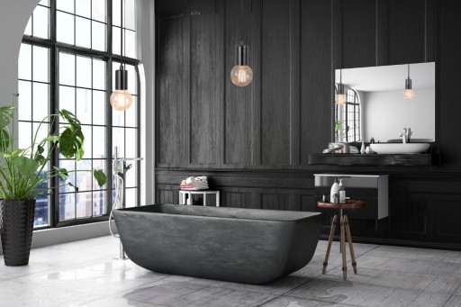 ZÁVESNÉ stropné svietidlo, ozdobný držiak žiarovky E27, LAMPA LOFT Black