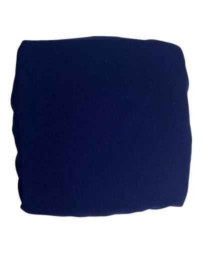 Štvorcový vankúš na taburetku 30x30 NAVY BLUE