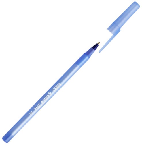5 ks x BIC Round Stic Classic guľôčkové pero 1,0 mm, modré