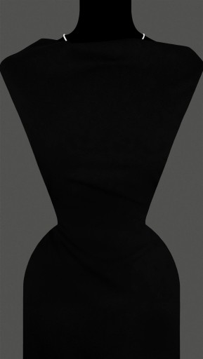 Stretch, univerzálna látka, čierna