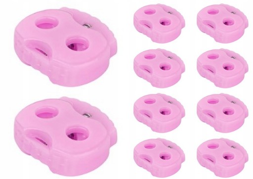 STOPKY SVORKA KONCA LINKY 3mm 10ks Ruž