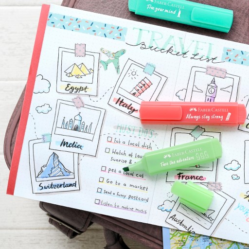 Faber-Castell sada pastelových zvýrazňovačov 4 ks.