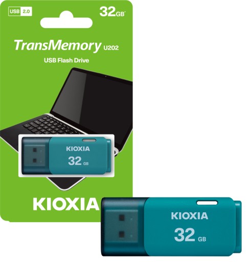 KIOXIA 32GB USB 2.0 kľúč Hayabusa U202 AQUA