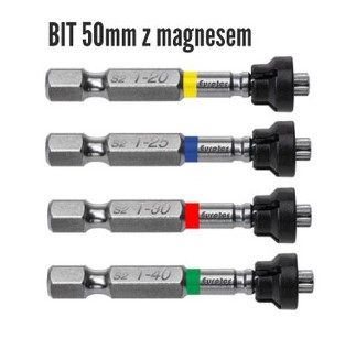 Magnetický bit Eurotec TX 25 s torx hrotom