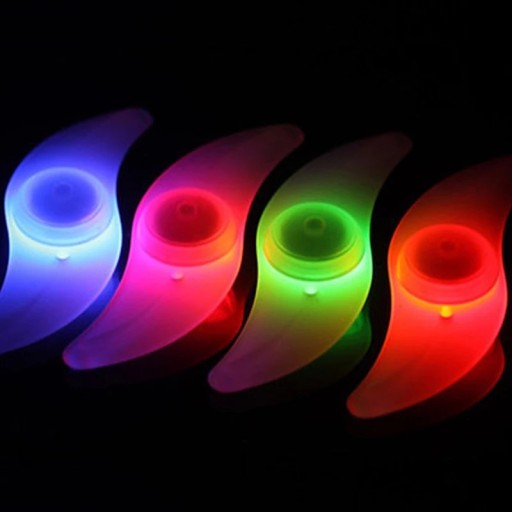 LED KRYT SPÄŤOV NA BICYKEL V NEÓNOVÝCH FARBÁCH