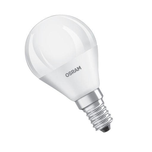 LED žiarovka E14 GUĽA 5,5W = 40W 6500K Studená OSRAM