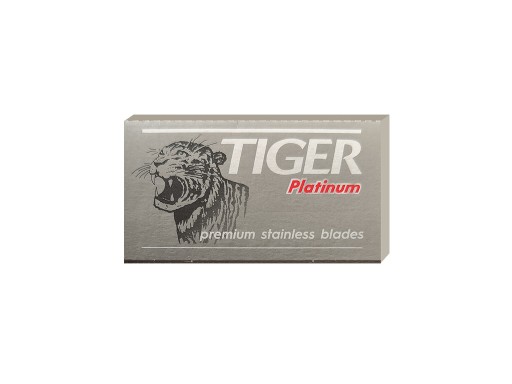 Holiace čepele 5 ks Tiger Razor Double Edge Platinum Grey