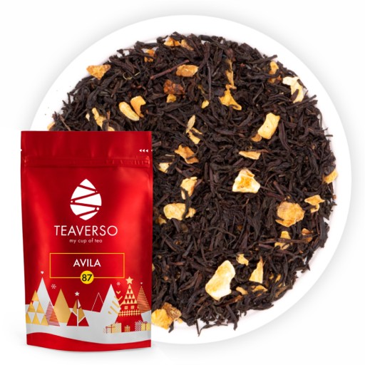 VIANOČNÝ DARČEK ČIERNY ČAJ EARL GREY S CITRÓNOM AVILA TEAVERSO 100G