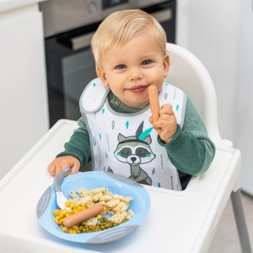 BABYONO FROTÉ PODNIKNNÍK NA VELCRO 6m+