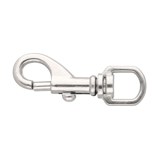 KOVOVÁ KARABÍNA (72mm x 14mm) SILNÁ NIKELOVÁ MASKA