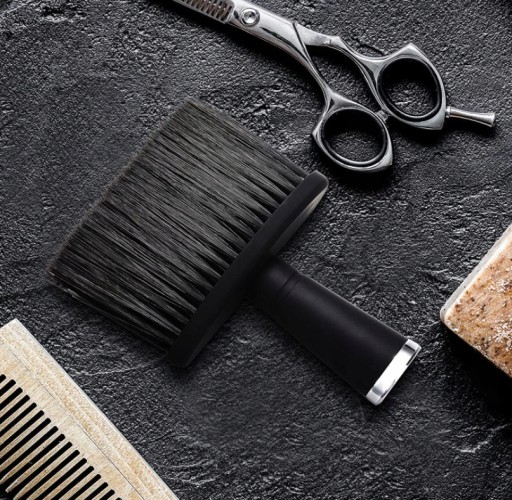 Kadernícka kefa na vlasy pork Barber Black