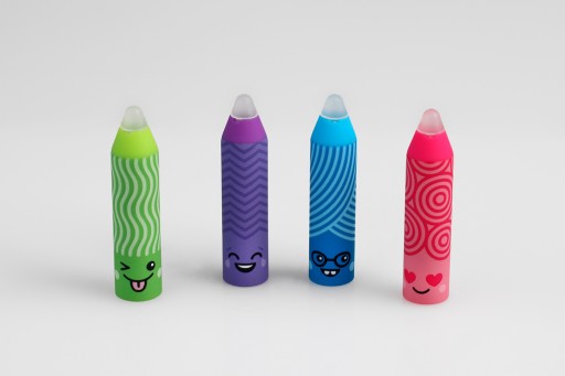 Modré stierateľné pero LOL Smileys 1 kus