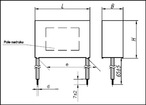 Štartovací kondenzátor, motor Miflex 1,5uF MKSP-8