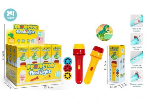 PROJEKTOR NA BATERKY DINOSAUR
