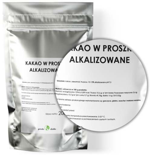 KAKAOVÝ PRÁŠOK nízkotučný alkalizovaný 200g