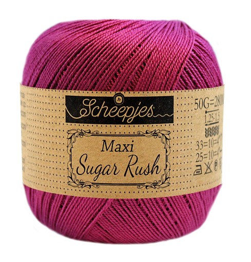 Šnúrka Scheepjes Maxi Sugar Rush - 128 fialová