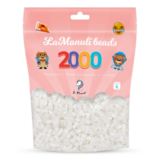 Nažehľovacie korálky 2000 PEARL Korálky La Manuli 5mm Náhradná sada