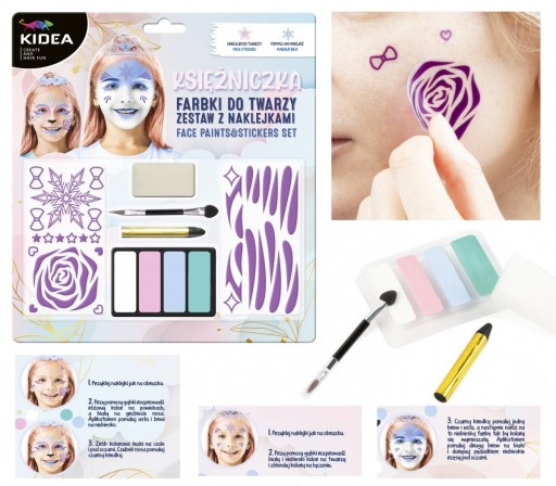 FARBY NA TVÁR 4-COL PRINCESS SET
